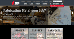 Desktop Screenshot of mcrsafety.com
