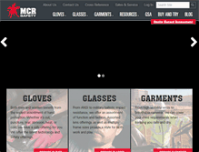 Tablet Screenshot of mcrsafety.com